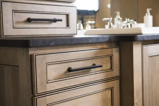 Inspirations Studio light wood cabinent